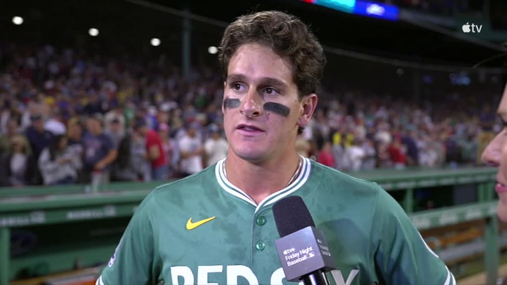 Roman Anthony discusses his walk off