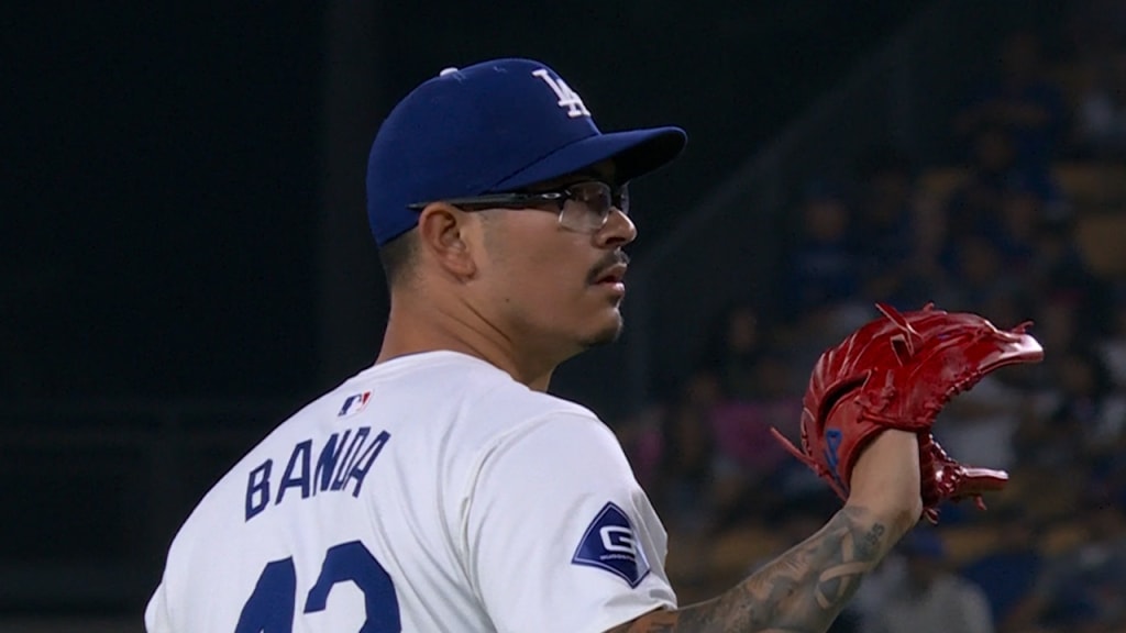 Anthony Banda strikes out Corbin Carroll