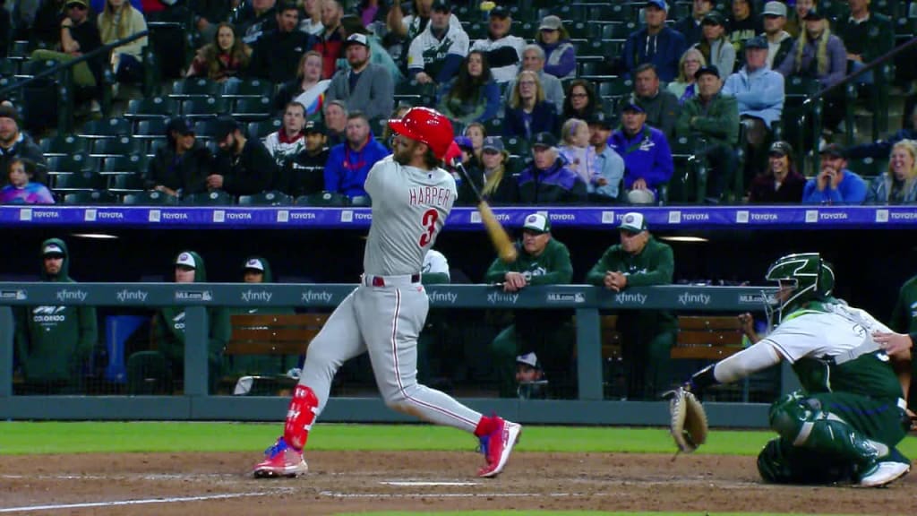 Bryce Harper's go-ahead double, 05/12/2023