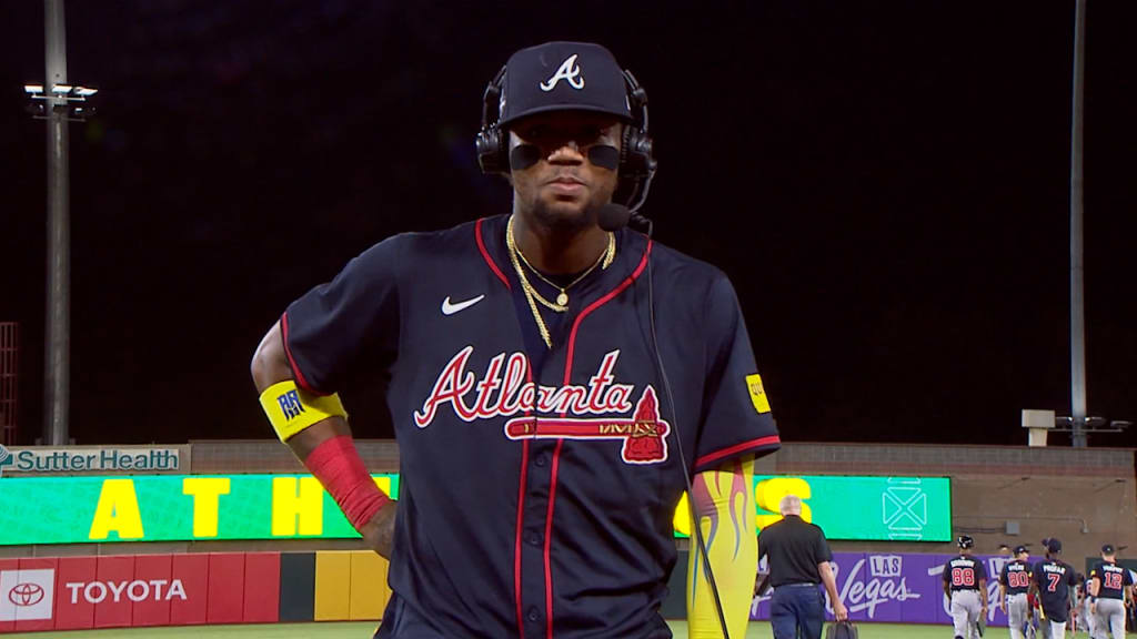 Ronald Acuña Jr. on his homers, home run derby in win