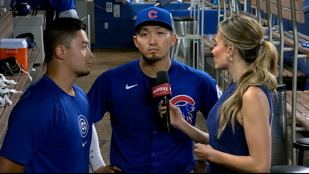 Seiya Suzuki discusses his two-homer game | 08/24/2024 | Chicago Cubs
