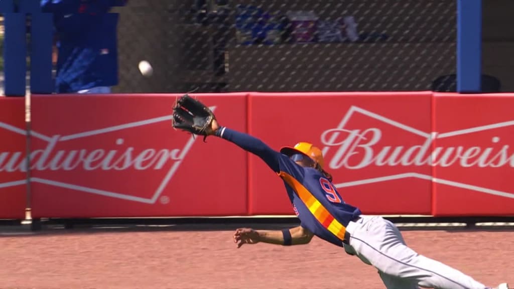 Zach Daniels' diving catch in left field