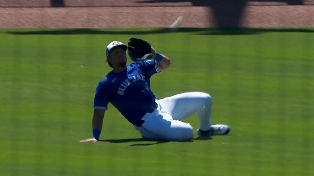 Addison Barger's sliding catch