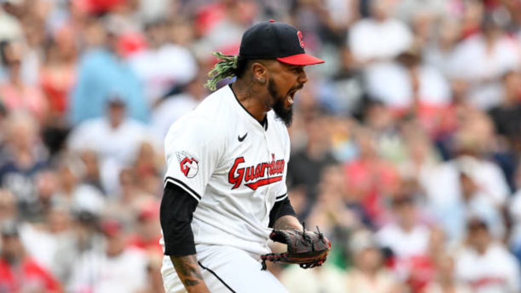 Emmanuel Clase gets the save