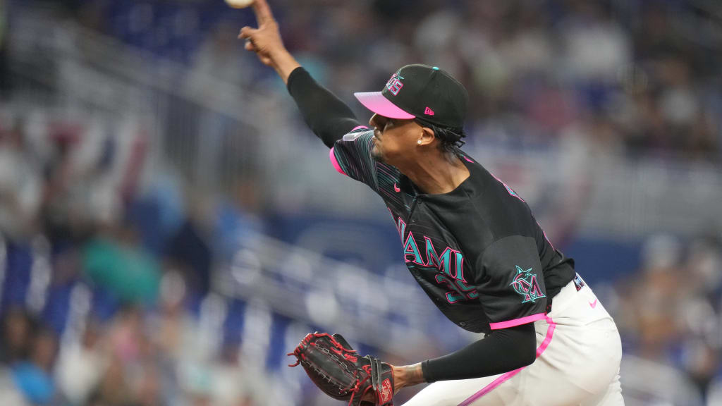 Eury Pérez, Walker Buehler Eury Pérez strikes out eight in seven innings | 03/28/2026 | Miami