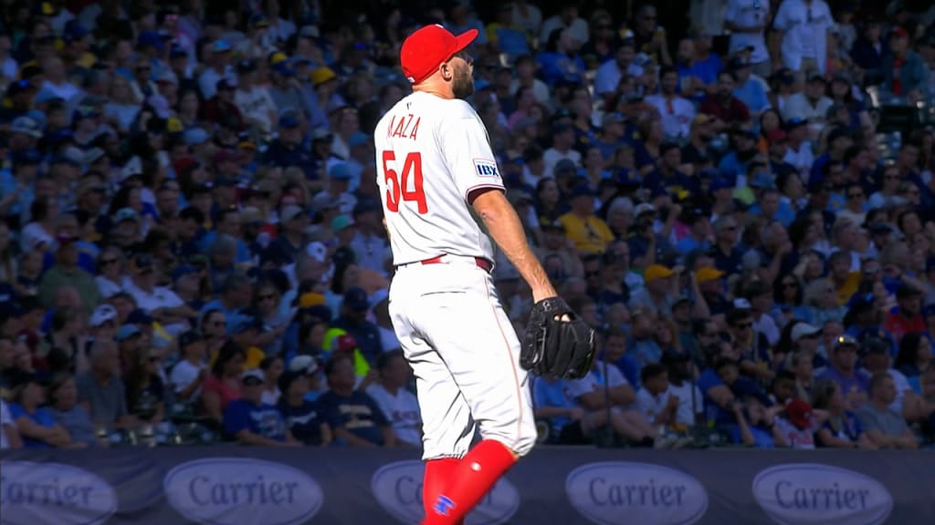 Tim Mayza records first strikeout with Phillies