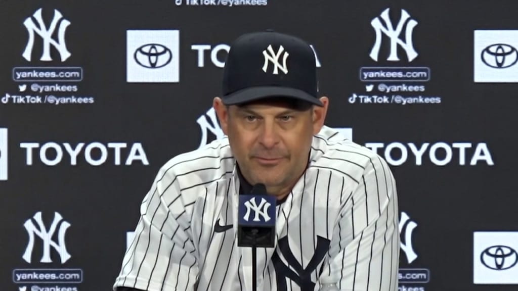 Aaron Boone analiza triunfo por 6-0 sobre Gigantes | 02/04/2023 |  Lasmayores.com