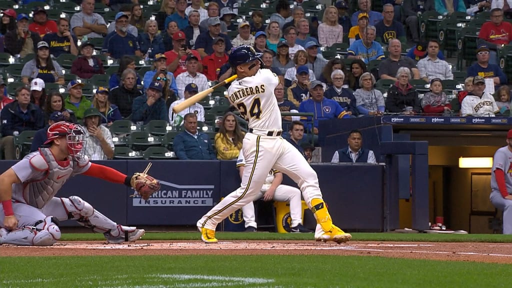 Baseball GIFs on X: William Contreras bat drop.  /  X