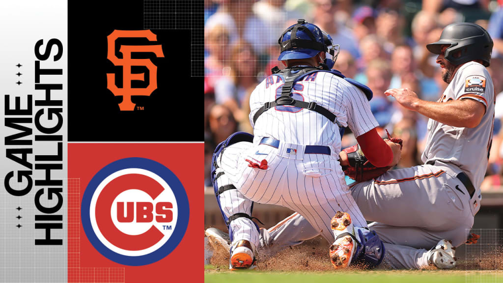 Chicago Cubs vs. San Francisco Giants Highlights