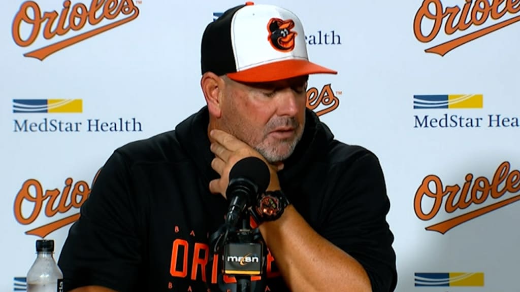 BALTIMORE, MD - JULY 17: Baltimore Orioles manager Brandon Hyde