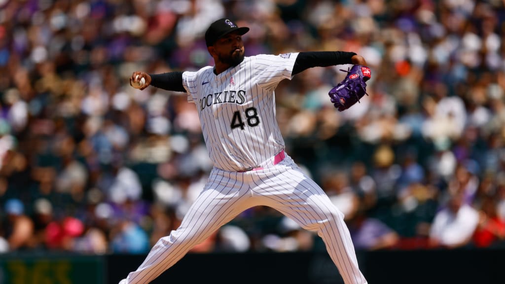 Germán Márquez strikes out Elias Díaz