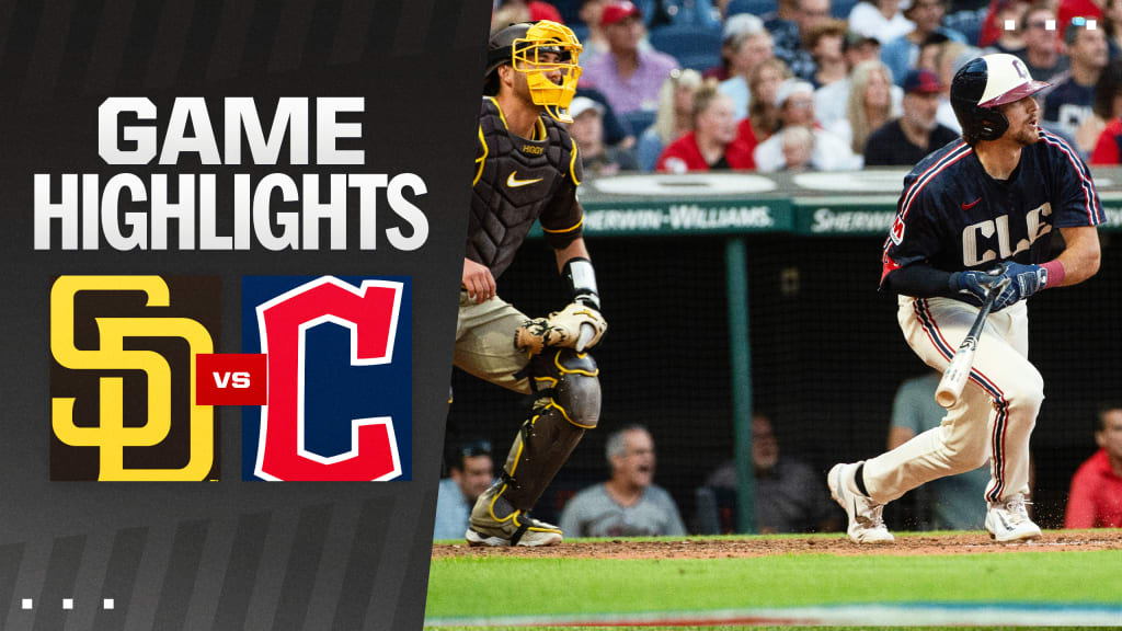 Padres vs. Guardians Highlights | 07/19/2024 | Cleveland Guardians