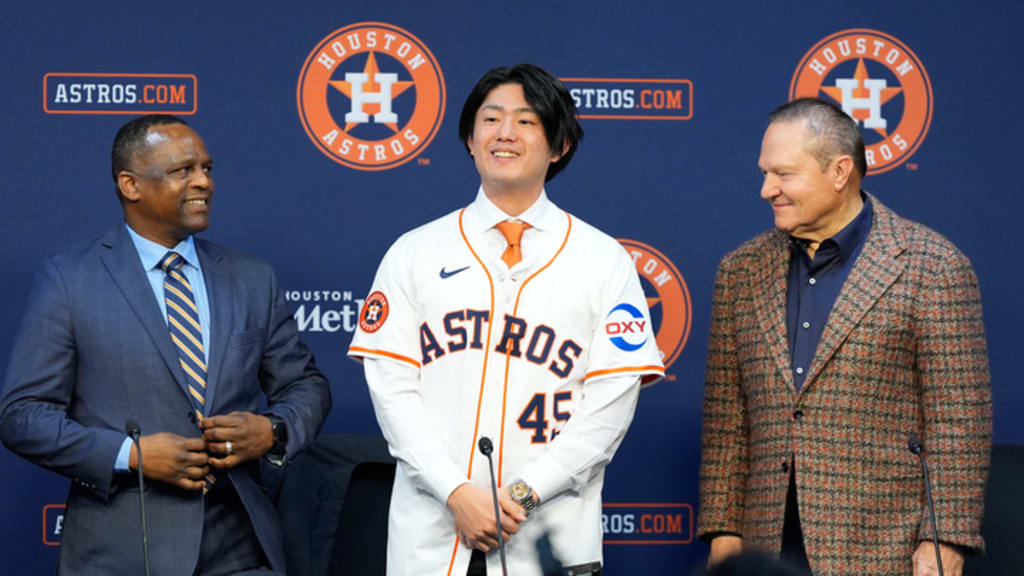 Astros introduce new pitcher Tatsuya Imai