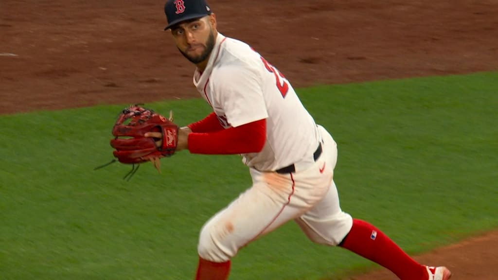 Abraham Toro's nice throw across his body 
