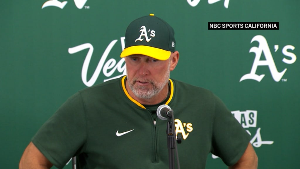 Mark Kotsay discusses A's pitching in 10-2 loss