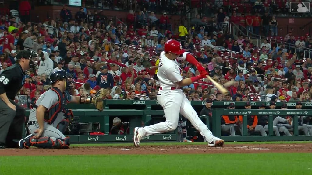 Photo: St. Louis Cardinals Andrew Knizner Hits THree Run Home Run -  SLP2022041219 