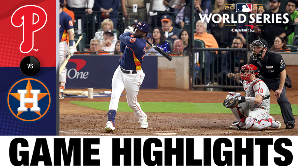 World Series Game 5 score, highlights: Astros vs Phillies