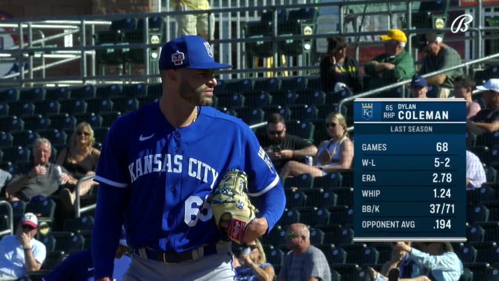 Dylan Coleman's two strikeouts