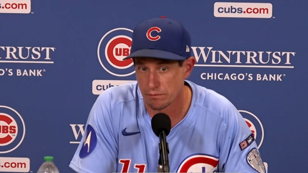 Craig Counsell on PCA banging his knee is 3-2 loss | 08/15/2025 | Chicago  Cubs