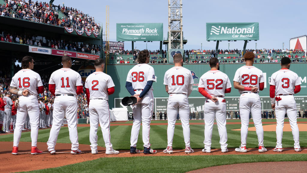 The Red Sox's home opener starting lineup