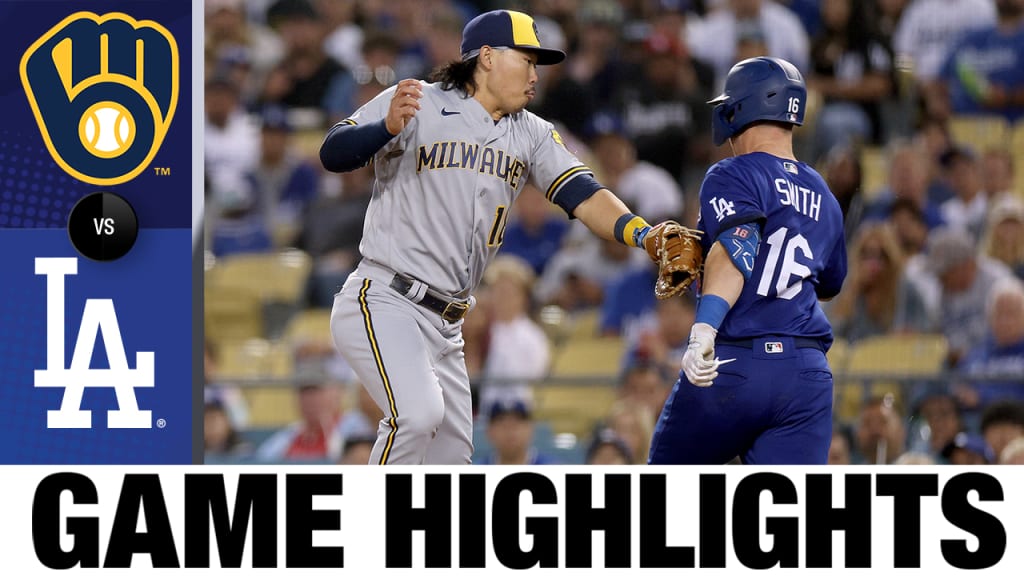 MLB: Los Angeles Dodgers beat Milwaukee Brewers