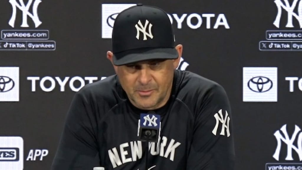 Aaron Boone on 9-4 loss, Anthony Volpe's status | 08/08/2024 | New York  Yankees