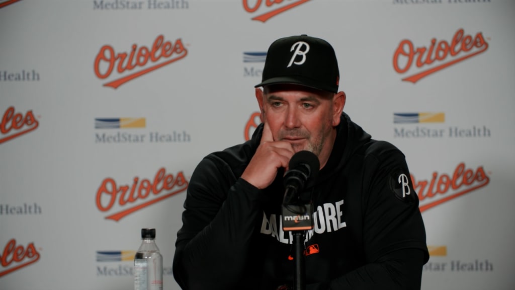 Brandon Hyde discusses the Orioles' 11-1 loss | 04/12/2024 | Baltimore  Orioles