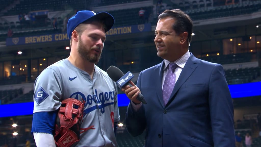 Gavin Lux recaps the Dodgers' 7-2 victory | 08/13/2024 | MLB.com