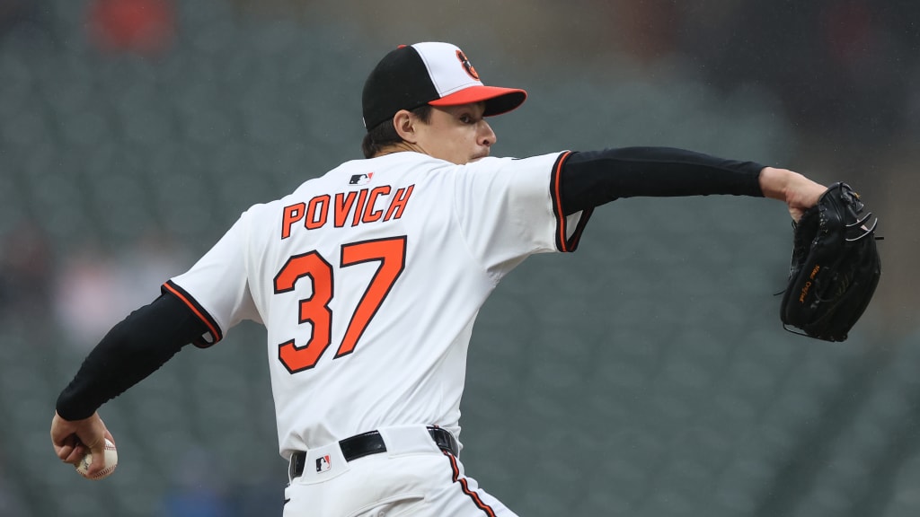 Cade Povich strikes out nine