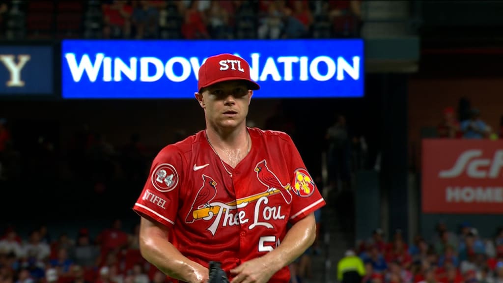 Sonny Gray fans Michael Busch | 07/12/2024 | St. Louis Cardinals