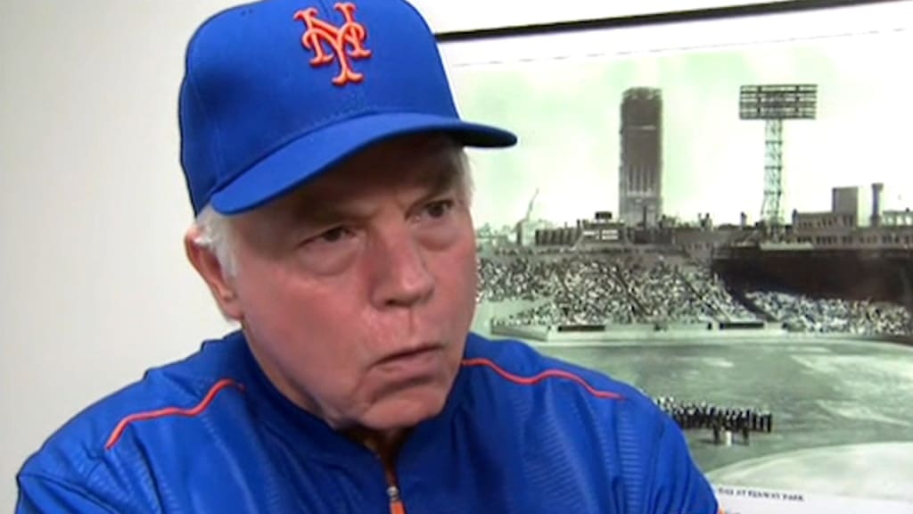 Mets' Buck Showalter receives team's historic hit by pitch ball