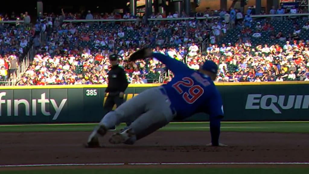 Michael Busch's smooth backhanded stop | 05/14/2026 | Chicago Cubs