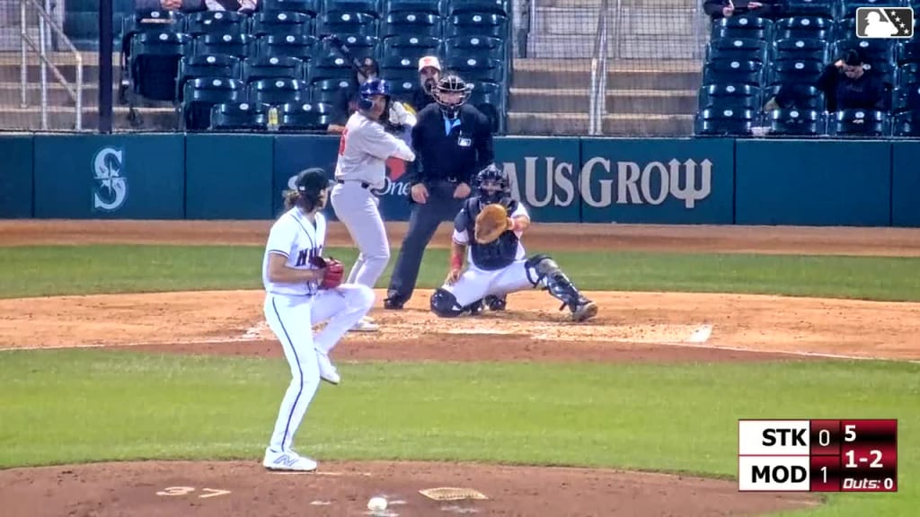 Ashton Izzi's sixth strikeout of the game