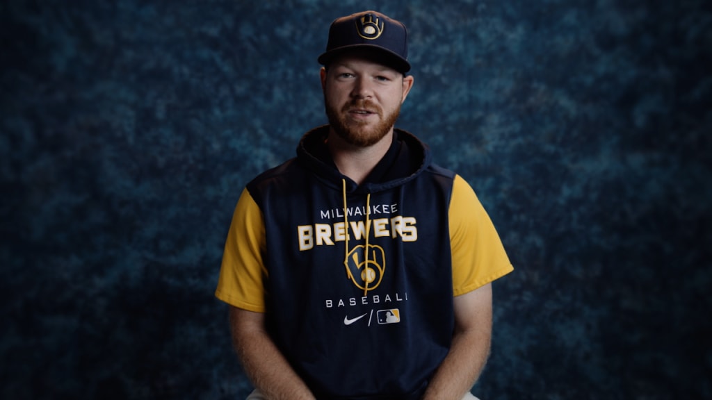 Brandon Woodruff Milwaukee Brewers City Connect Jersey by NIKE