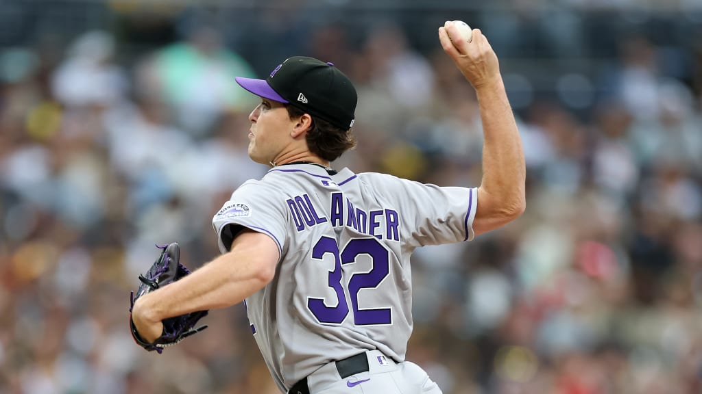 Chase Dollander fans seven Padres