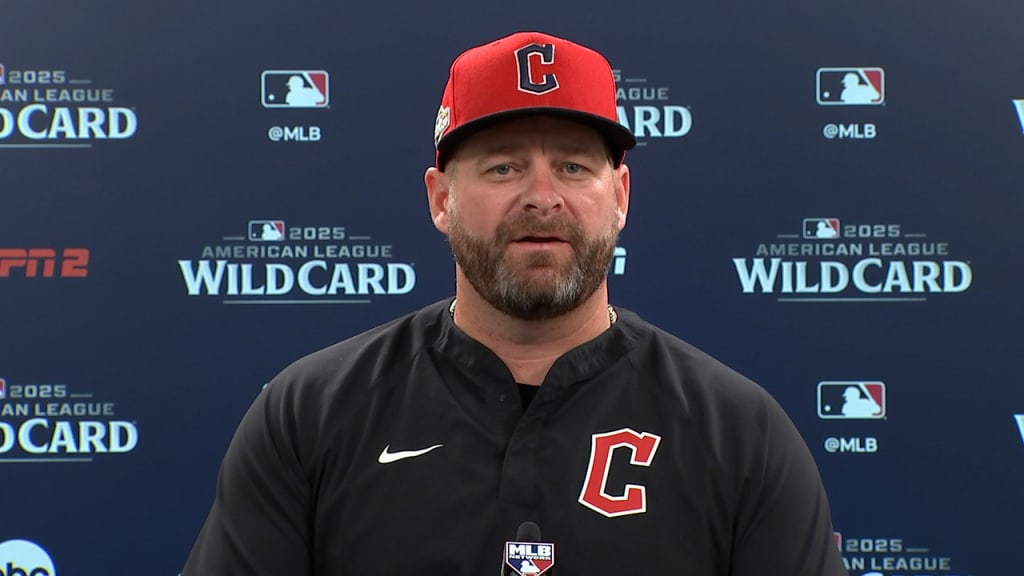 Stephen Vogt talks end of Guardians' season | 10/02/2025 | Cleveland  Guardians