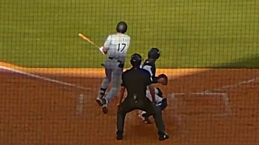 Tim Elko powers a three-run home run 