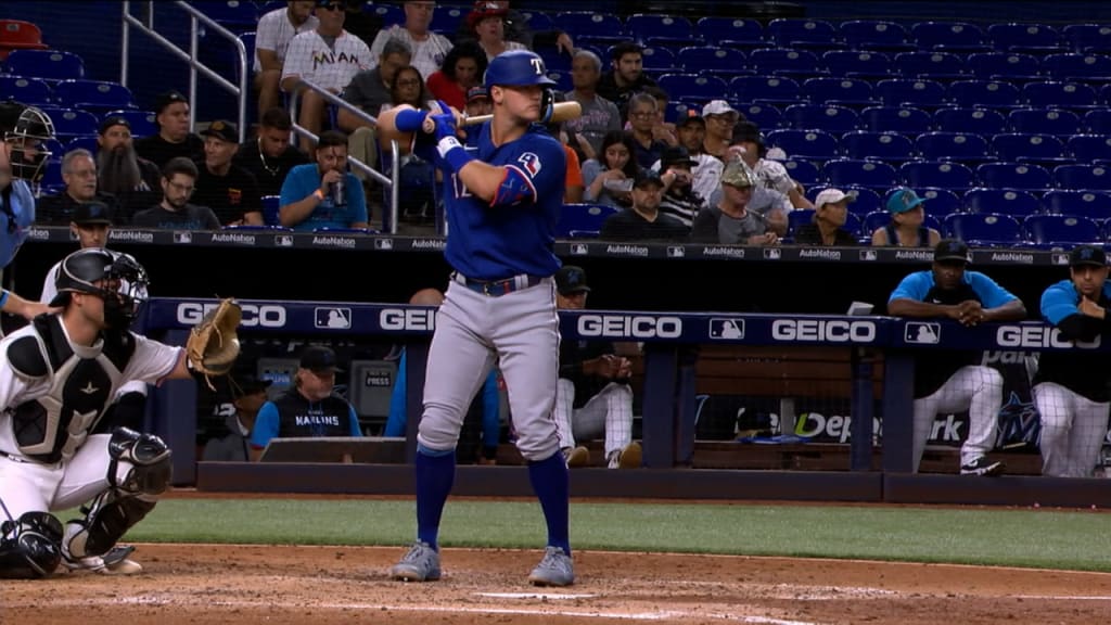 Josh Jung Reacts to Hitting a Homer in First MLB At Bat & His First Game  With Texas Rangers 