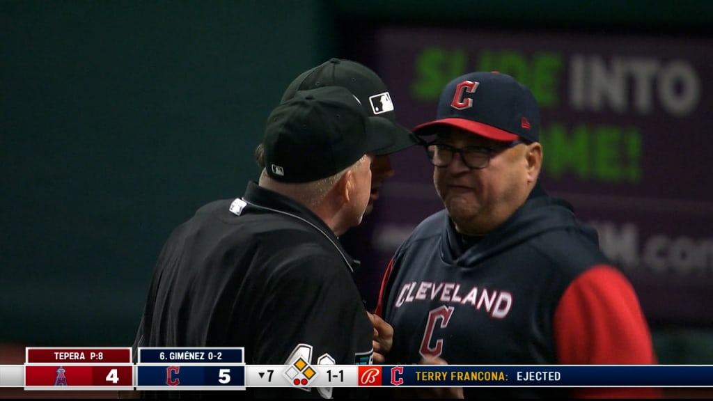 CLE@BAL: Francona ejected after disputing strikeout 