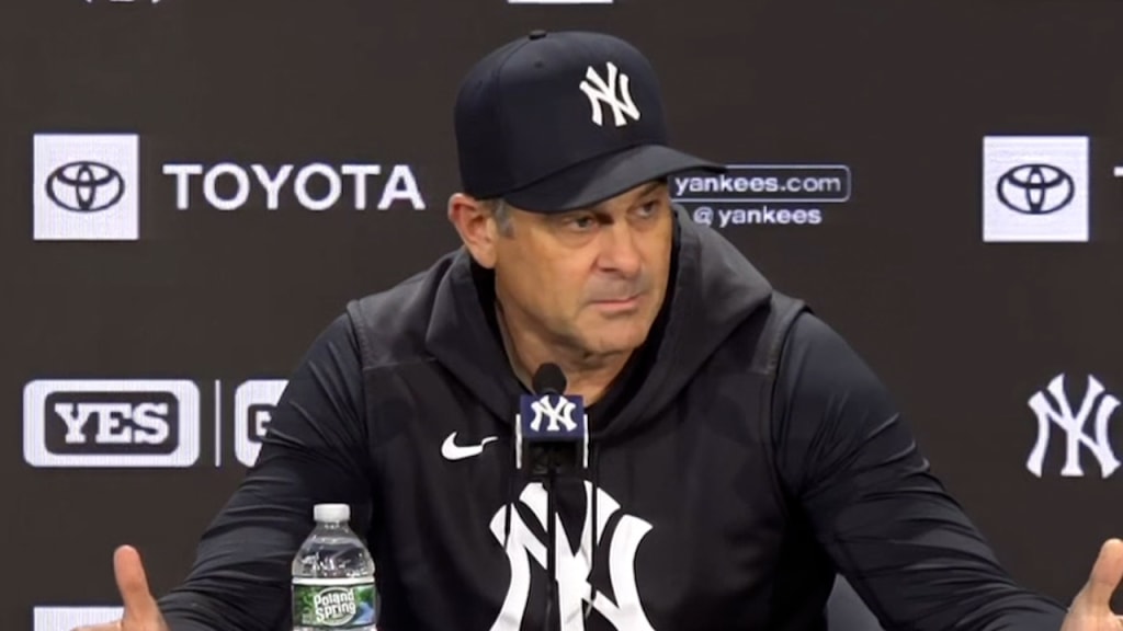 Aaron Boone habla sobre Aaron Judge tras la lesión con los Yankees
