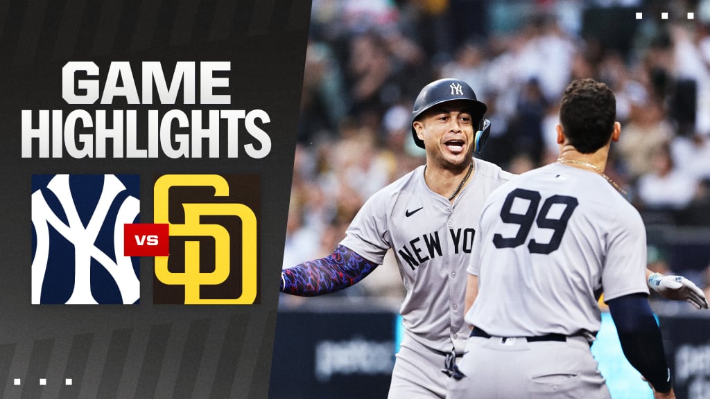 Yankees vs. Padres Highlights | 05/24/2024 | MLB.com