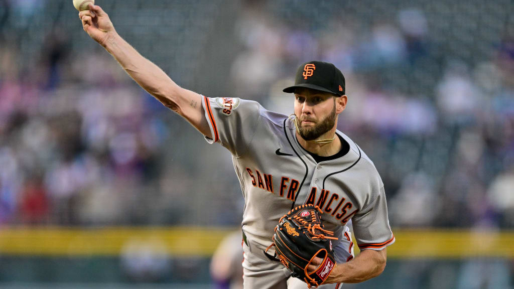 Adrian Houser strikes out Edouard Julien