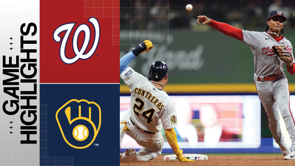 Nationals vs. Brewers Highlights, 09/16/2023