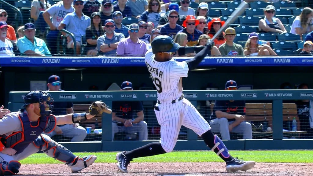 Photo: Colorado Rockies Jurickson Profar Hits RBI Double