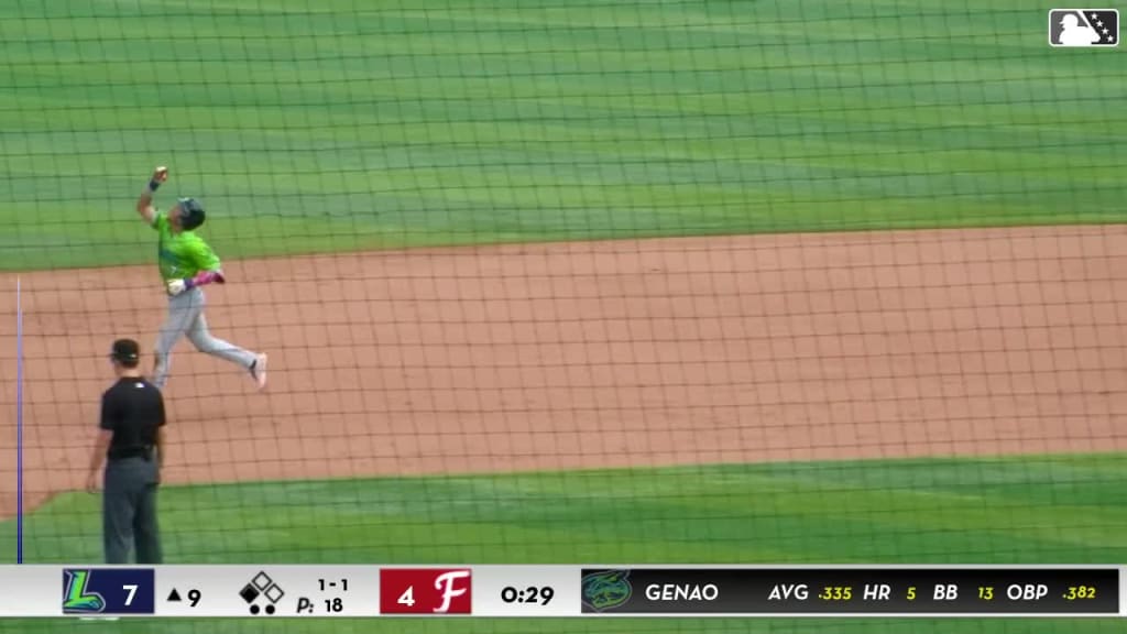 Angel Genao's sixth homer of the season 