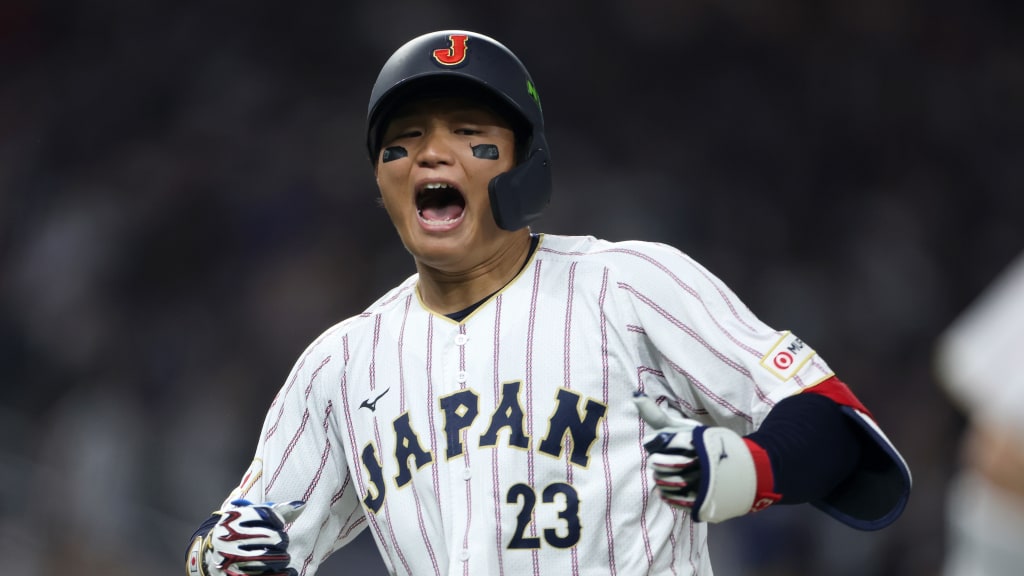 森下翔太の3ラン本塁打で日本勝ち越し | 03/15/2026 | MLB Japan