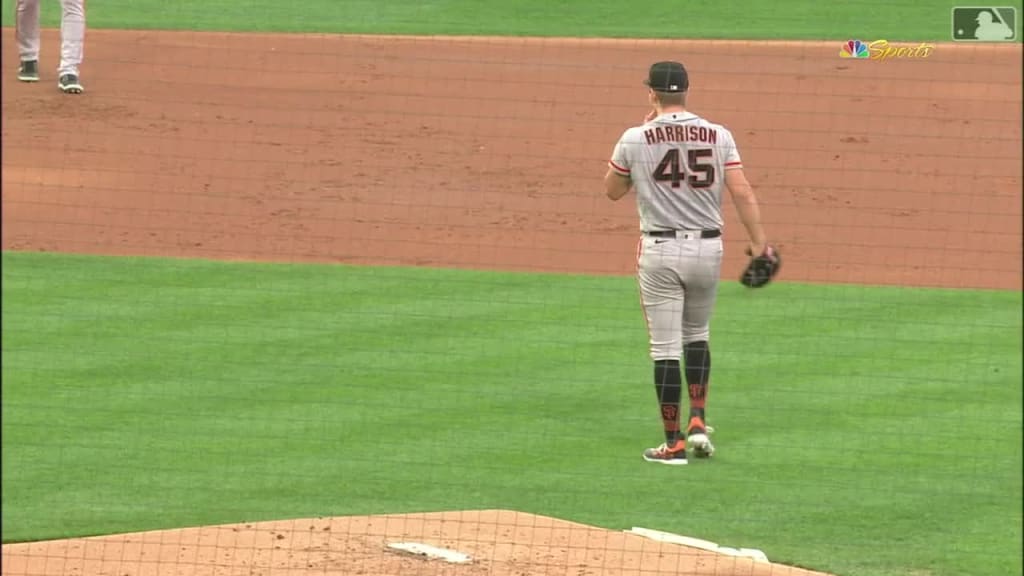 Kyle Harrison's first career K