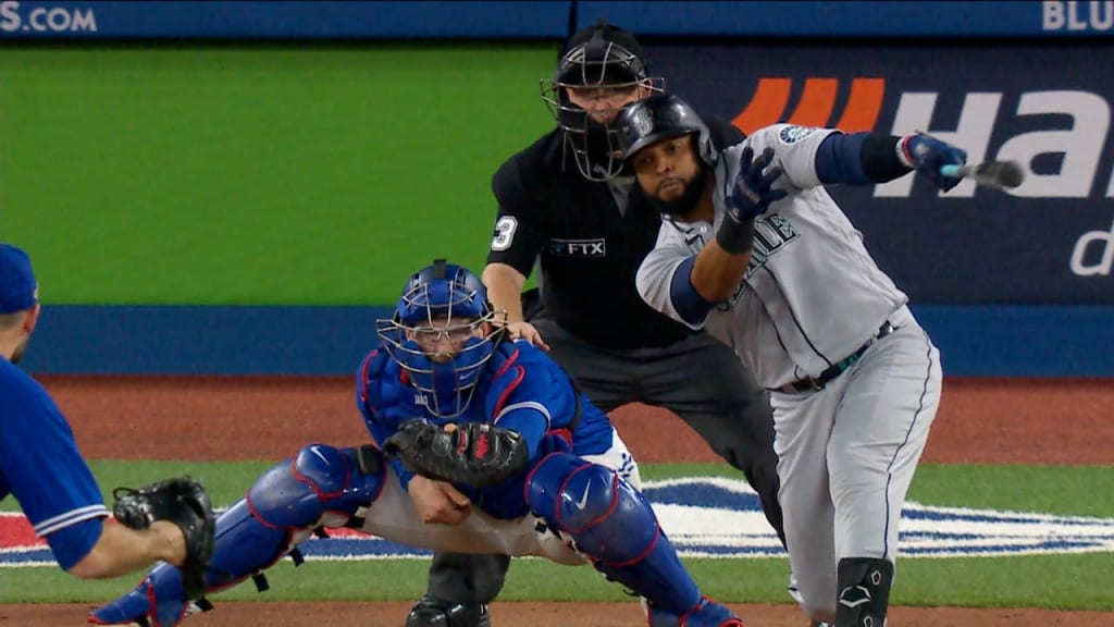 Legendary baseball guy Carlos Santana smashed a TV with a bat to