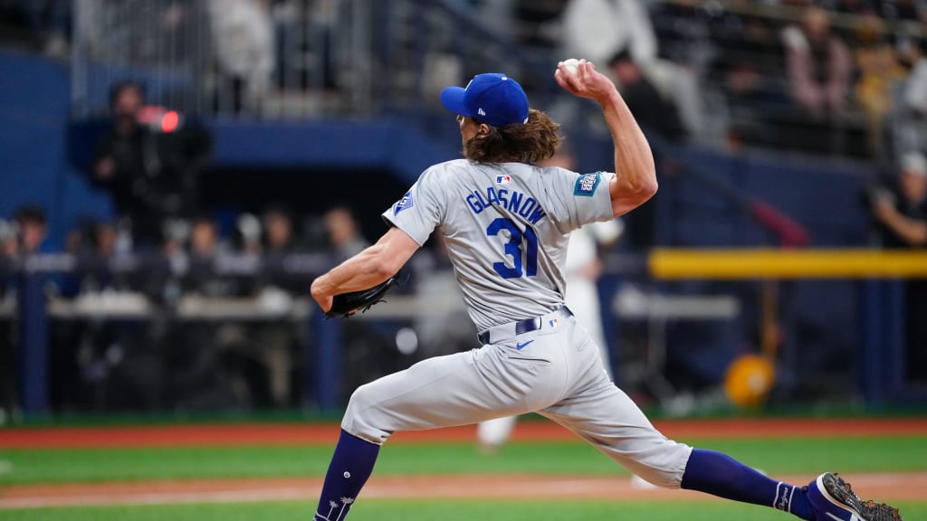 Tyler Glasnow strikes out three in Dodgers debut