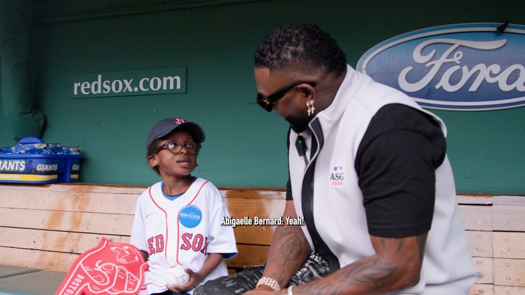 Abigaelle Bernard meets David Ortiz at Fenway Park | 06/11/2025